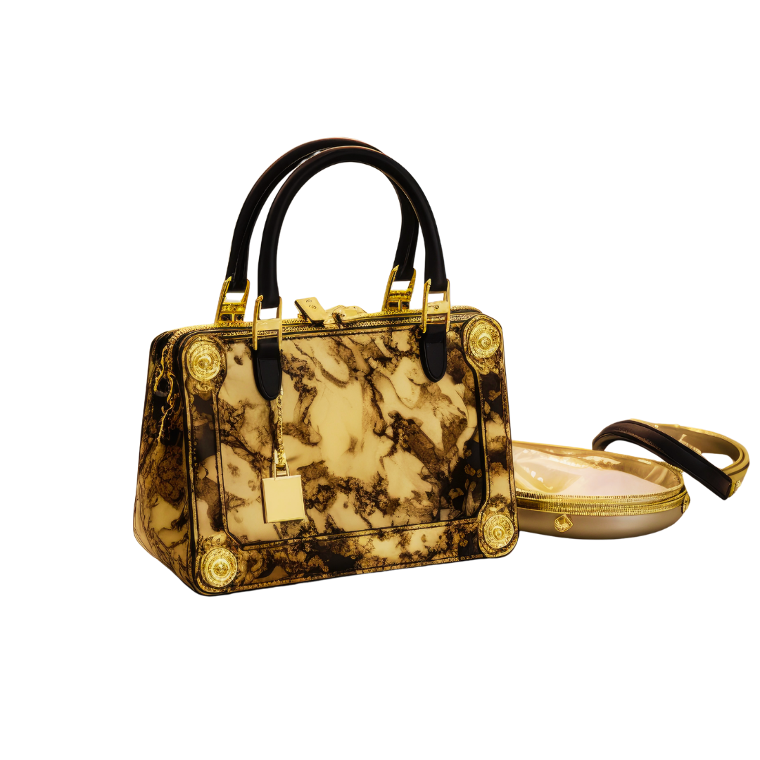 Marble Pattern Handbag